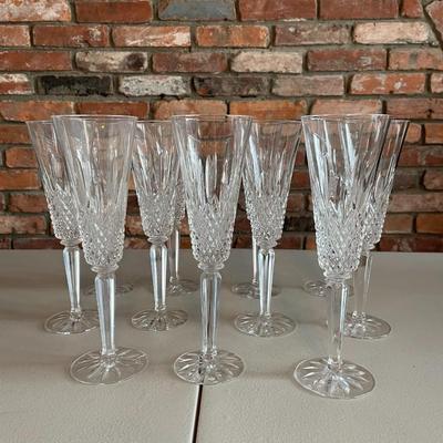 Lenox Crystal “Lenox Masterpiece” Fluted Champagne Glasses