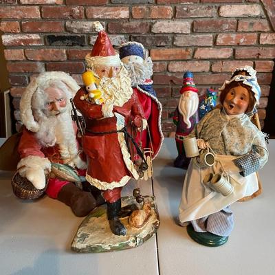 Lot of Vintage Assorted Christmas Ceramic Figurines