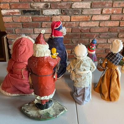 Lot of Vintage Assorted Christmas Ceramic Figurines