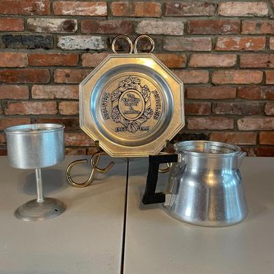 Vintage Coffee Pot and Silver Jubilee Memorabilia