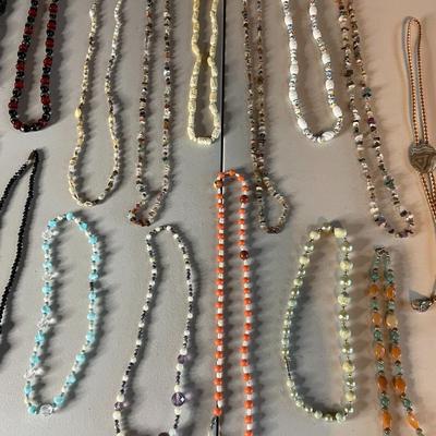 Lot of Assorted Costume Jewelry - Necklaces