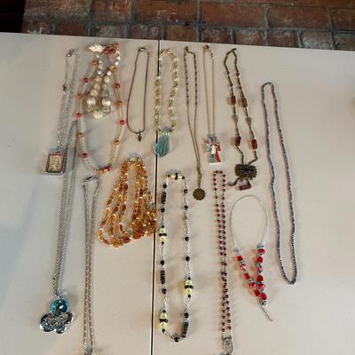 Lot of Assorted Costume Jewelry - Necklaces