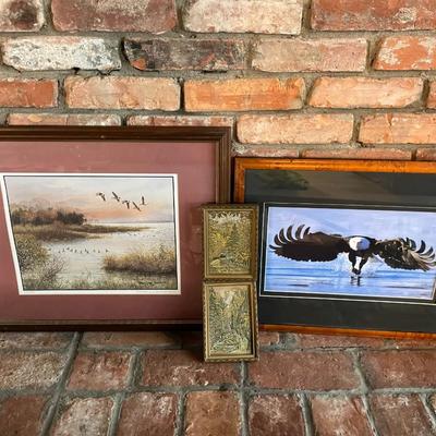 Lot of 4 Framed Art