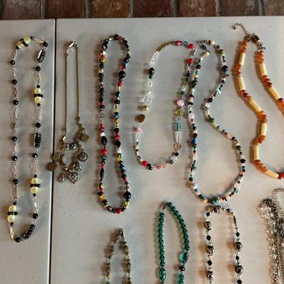 Lot of Assorted Costume Jewelry - Necklaces