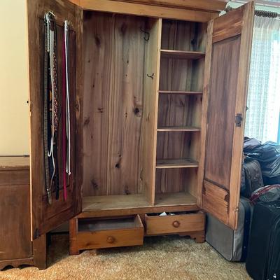 Solid Wood Armoire