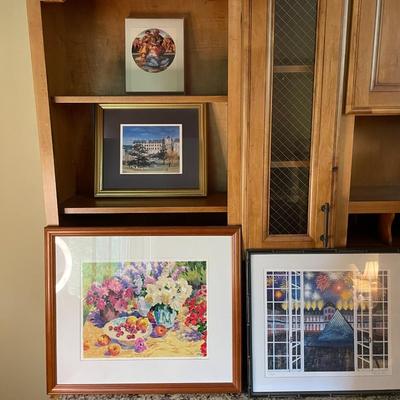 Lot of 4 Framed Prints