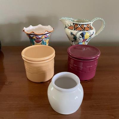 Lot of Vintage Ceramic Jars and Pitchers