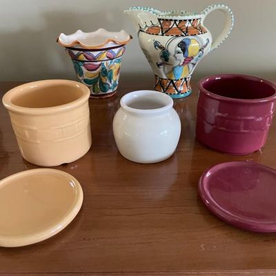 Lot of Vintage Ceramic Jars and Pitchers