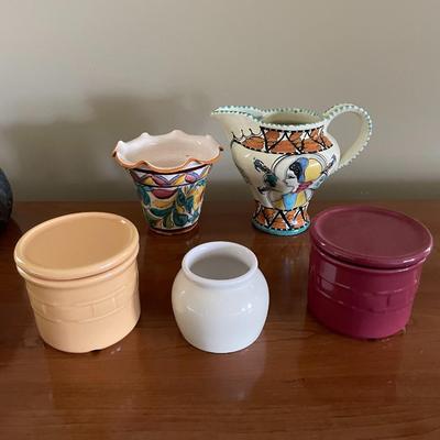 Lot of Vintage Ceramic Jars and Pitchers