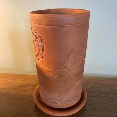 Terracotta Vintage Wine Coolers and Small Planters