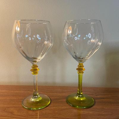 Vintage Juice / Wine Glasses
