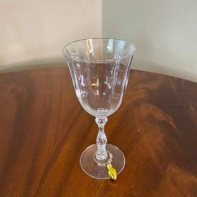 Vintage Fostoria Clear Wine Glass