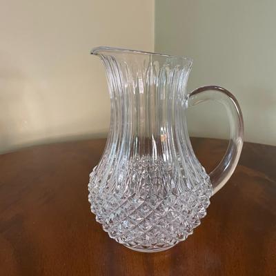 Vintage Assorted Crystal Pitcher and Glassware