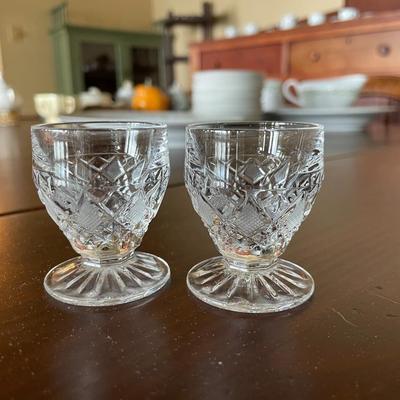 Vintage Assorted Crystal Pitcher and Glassware