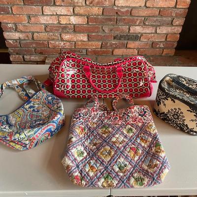 Lot of Assorted Women’s Bags - Viera Bradley and travel makeup bag