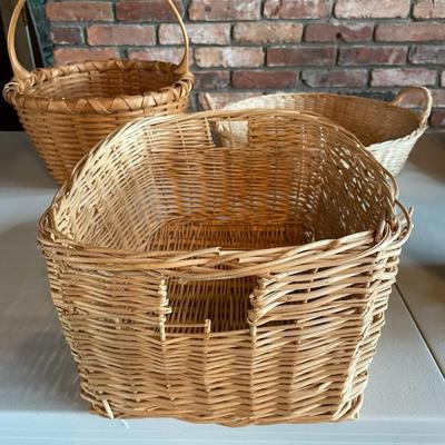 Lot of Wicker Baskets