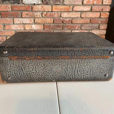 Vintage Cowhide Vanity Suitcase by “S Egassenman”