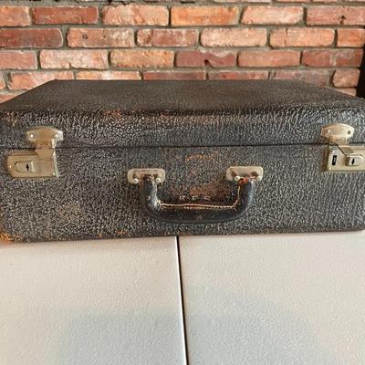 Vintage Cowhide Vanity Suitcase by “S Egassenman”