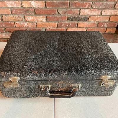 Vintage Cowhide Vanity Suitcase by “S Egassenman”