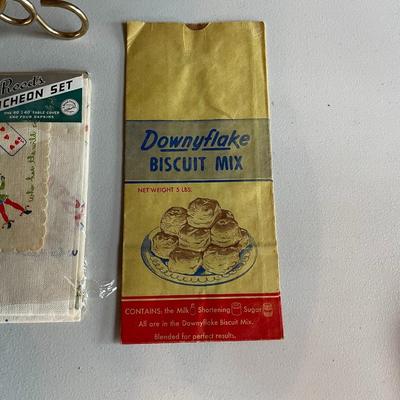 Vintage 1920 Vintage Travel Soap and Paper Towels, 1930s Wax Paper and Other Items