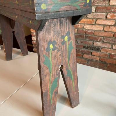 Vintage Rectangle Garden Planting Table