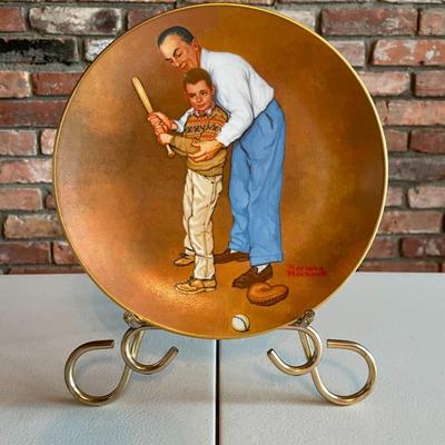 NORMAN ROCKWELL Decorative Plates - Set of 4