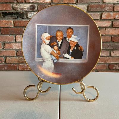 NORMAN ROCKWELL Decorative Plates - Set of 4