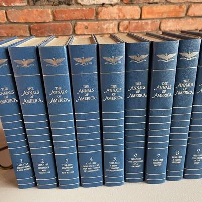 Books - The Annals of America - Complete Set. Vol 1-20.