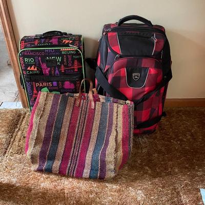 Lot of Luggage and Travel Tote