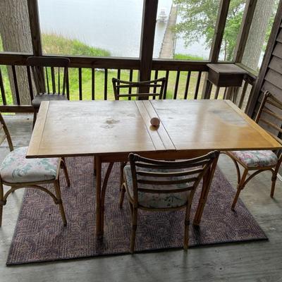 Bamboo Style Outdoor / Patio Table and Chairs