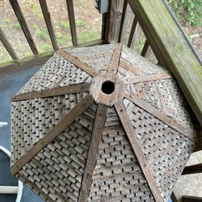 Wooden Bird Feeder