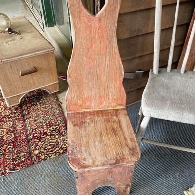 Lot of Vintage Wooden Kids Chairs and Table