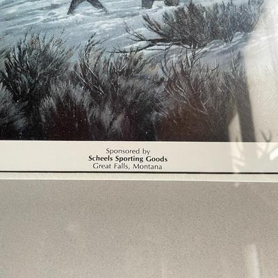 Lot 3 Framed Prints. Vintage and Signed.