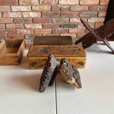 Lot of Vintage Wood items