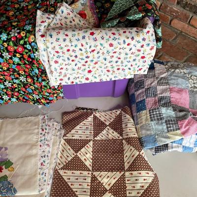 Lot of Assorted Fabrics