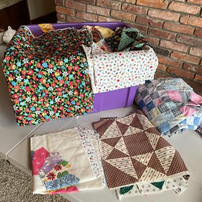 Lot of Assorted Fabrics