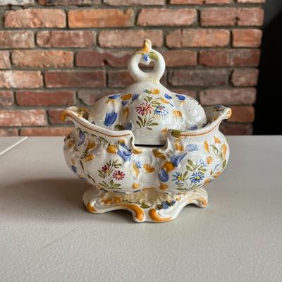 Lot of Vintage Gravy Boat and Serving Dishes