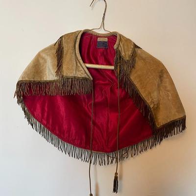 Antique Masonic Pettibone Bros Velvet Cape