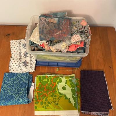 Lot of Upholstery and Fabrics