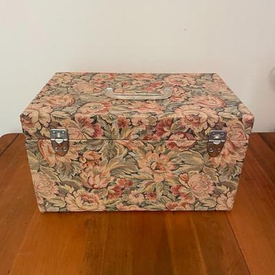 Two Christian Dior Women's Hats, Sewing Box, Hat Box