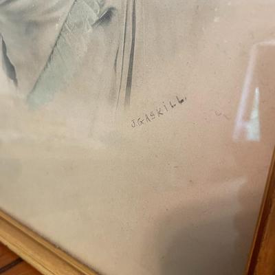 Lot of 5 Vintage Framed Prints