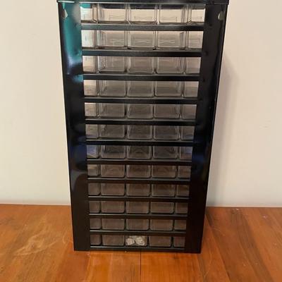 Vintage 50 Drawer Metal Storage Cabinet Organizer Flambeau