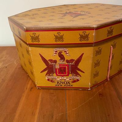 Vintage Knox New York Hat Box