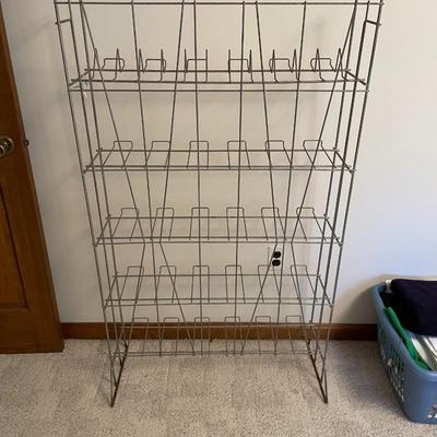 Vintage Metal Shoe Rack