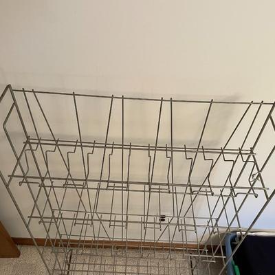 Vintage Metal Shoe Rack