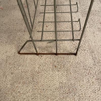 Vintage Metal Shoe Rack