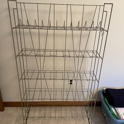 Vintage Metal Shoe Rack