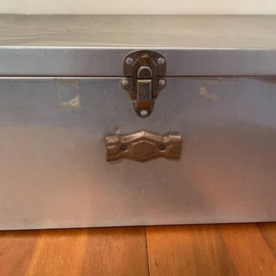 Tin / Metal Trunk Storage Box
