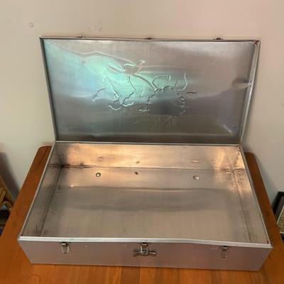 Tin / Metal Trunk Storage Box