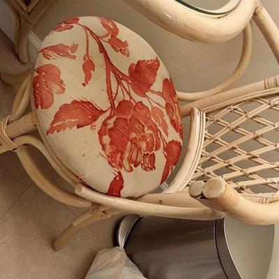 Rattan Honeymoon Bistro Set